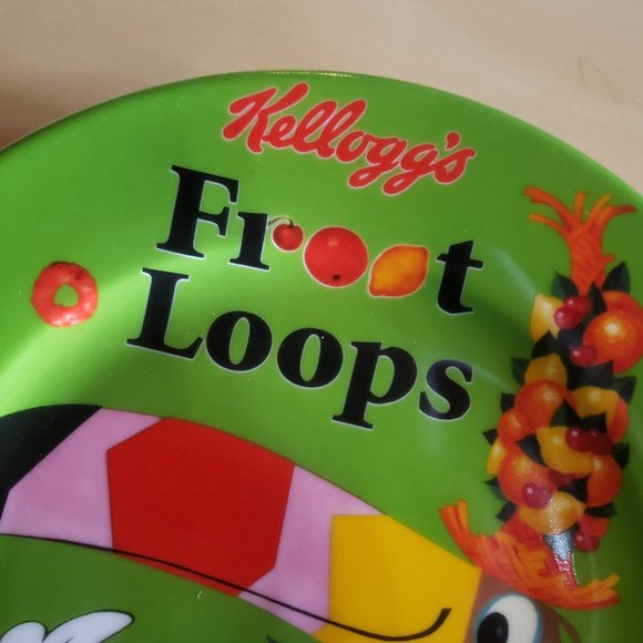 Kellogg's Retro Cereal Luncheon / Salad Plates - Set of 4 - Fruit Loops - Picture 8 of 12